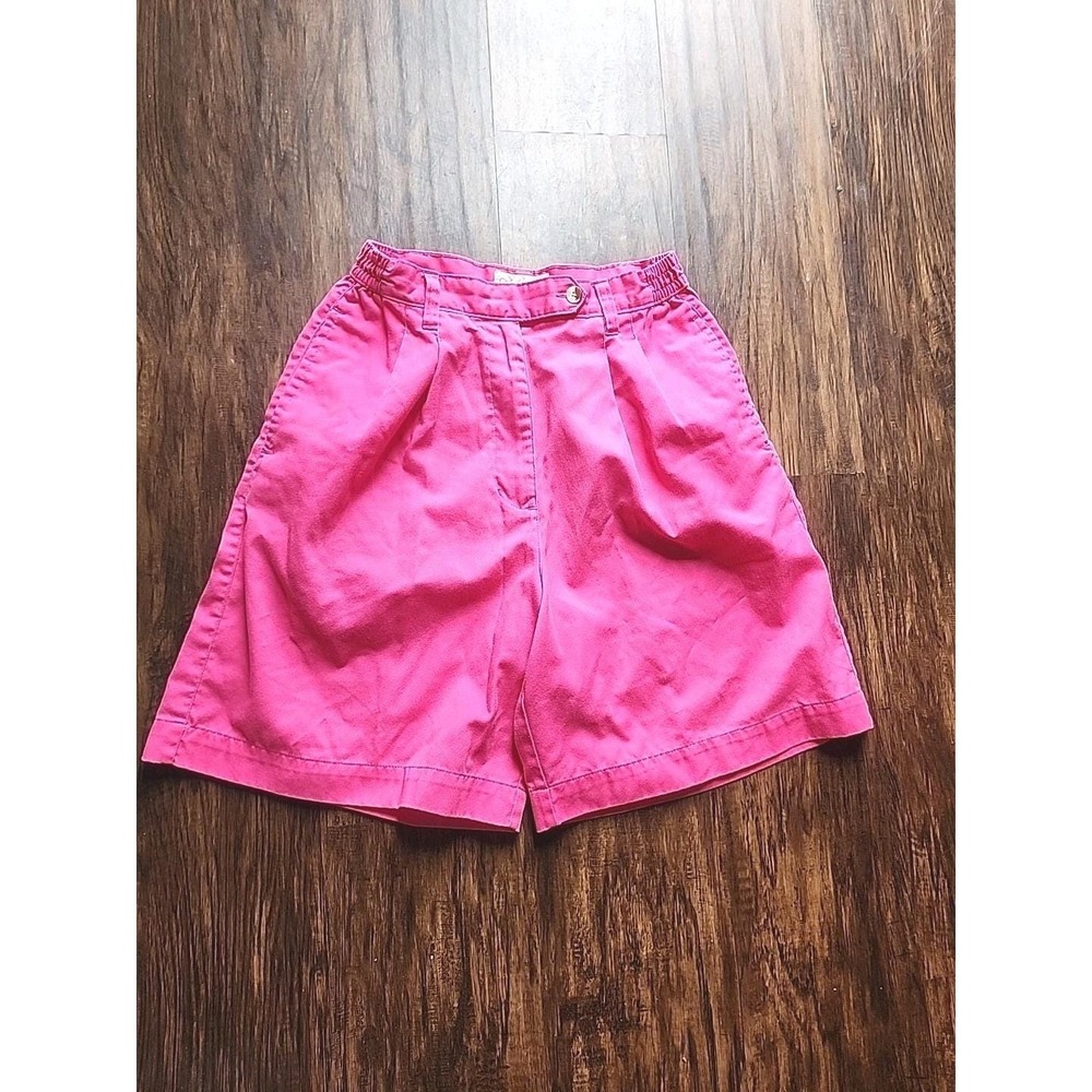 Vintage Sweetbriar Women's Pink Pleated Shorts Size 10 Sweet Briar